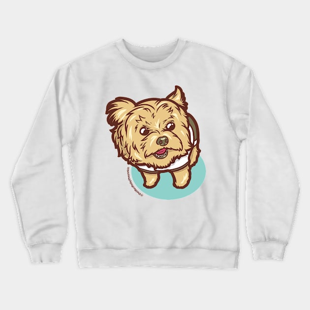 The Life of Toby the Yorkie Crewneck Sweatshirt by wehkid